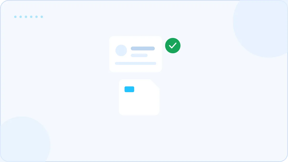 Documents to bring to a Globe store appointment such as a valid ID and SIM card